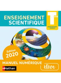 Enseignement Scientifique Terminale - Licence élève adoptant numérique - 2020