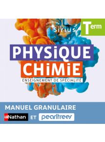 Physique-Chimie Sirius Terminale - Nathan/Pearltrees Licence 1 an