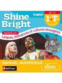 Shine Bright 1re/Terminale LLCER (2020) - Licence élève