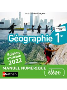 Géographie 1re coll. E. Janin - Nouvelle édition 2022