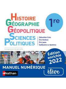 Histoire-Géographie, Géopolitique, Sciences Politiques 1re (HGGSP) - Nouvelle édition 2022